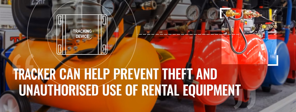 TRACKING RENTAL EQUIPMENT WITH TAMPER-PROOF TRACKING DEVICE